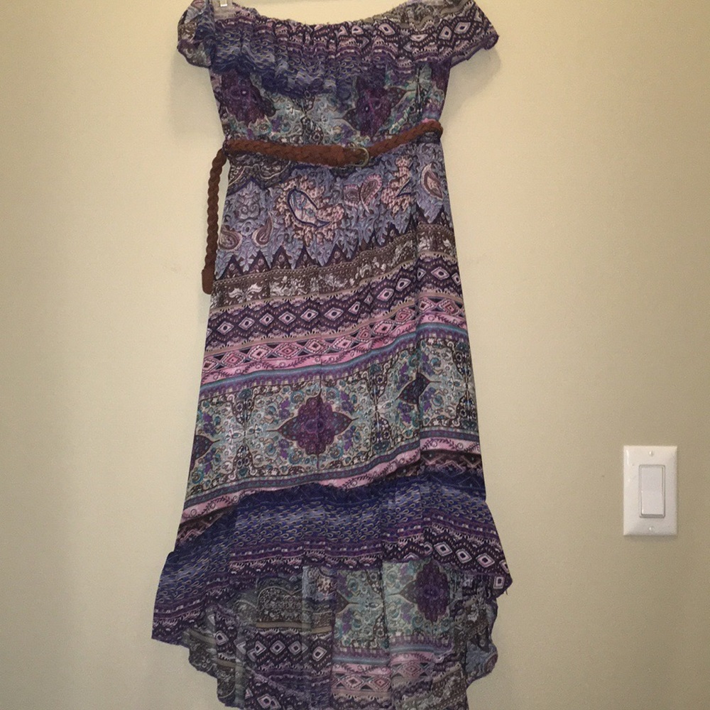 Strapless patterns dress size Medium